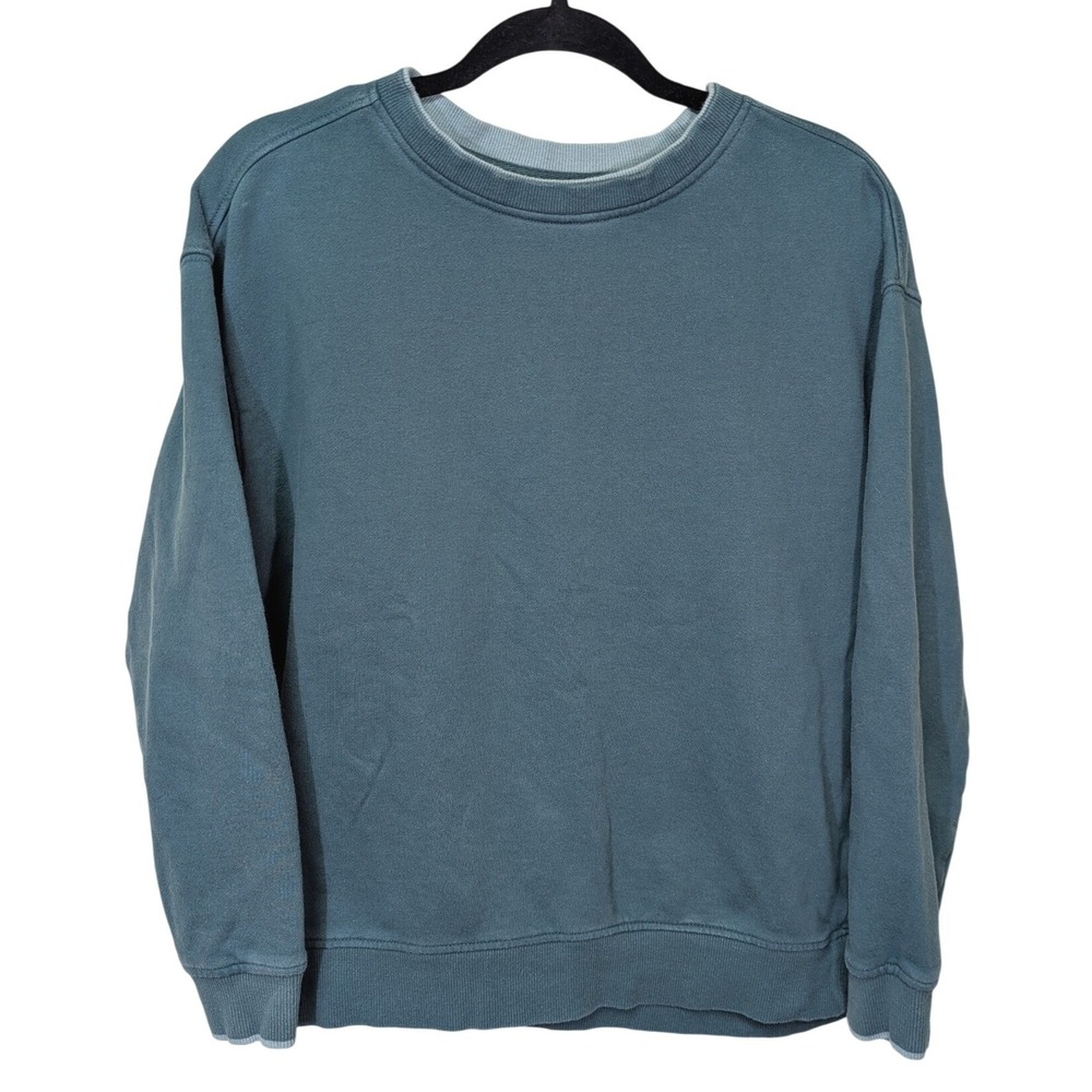 Goodfellow & Co Small Teal Crewneck Long Sleeve Men's Sweatshirt Comfy Layering